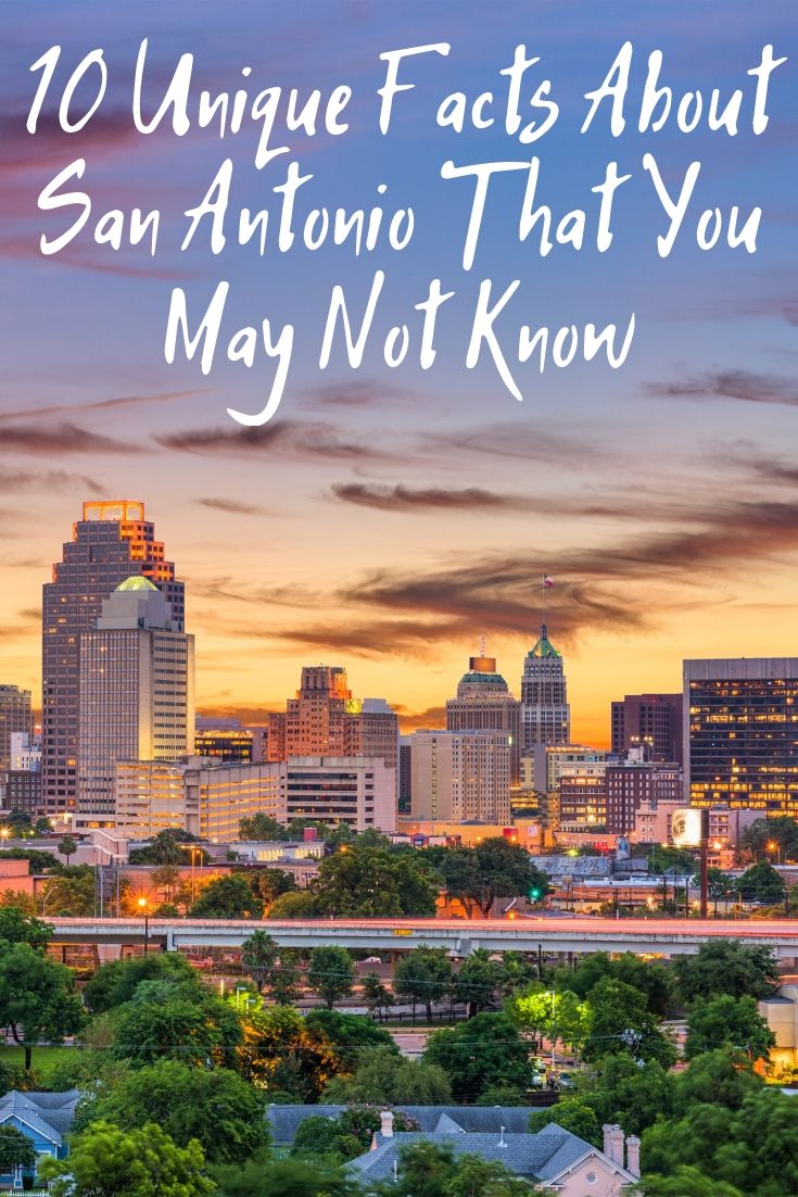 We all know about the River Walk, the Alamo, and SeaWorld...but what about these 10 unique facts about San Antonio you may not know?! There's still more to learn about San Antonio! Hopefully these are some new facts that you didn't know about San Antonio.