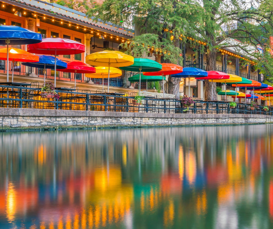 a look at the colors along the riverwalk in fall. 